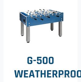 calcio balilla garlando g500 weatherproof  nuovo 