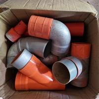 tubi arancione scarico 