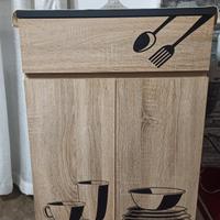 carrello da cucina con ruote