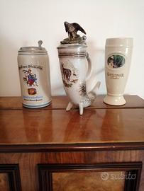3 boccali da birra 