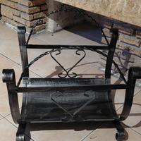 Portalegna In Ferro Battuto