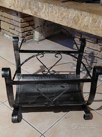 Portalegna In Ferro Battuto