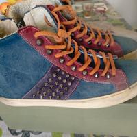 scarpe leather crown 