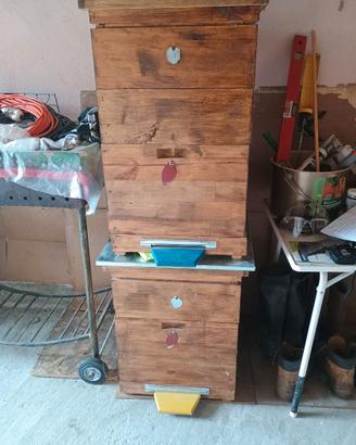2 Arnie per api in legno massello nuove