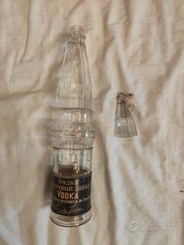 bottiglia vodka russa anni 60 
