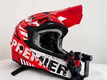 Casco cross Premier con supporto action cam
