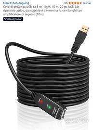 Cavo prolunga USB 2.0 10 metri baolongking