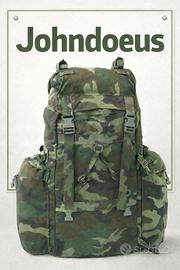 2 pezzi Zaino Alpino Esercito Italiano (Nuovi)