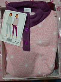 Pigiama donna pile tg m