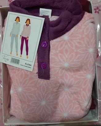 Pigiama donna pile tg m