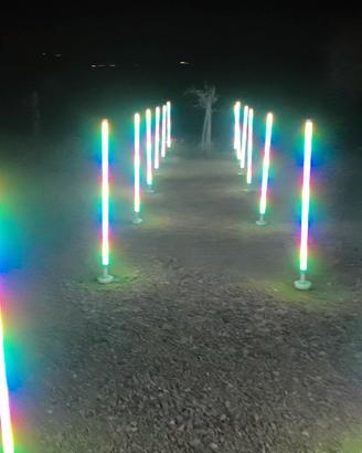 tubi led rgb batteria ip65