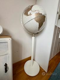 Mappamondo da terra Zoffoli bianco