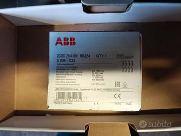 Magnetotermico ABB S204-C32 6kA