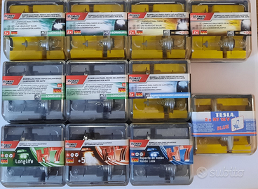 Accessori auto e moto. Lampadine H7 Lidl e Osram