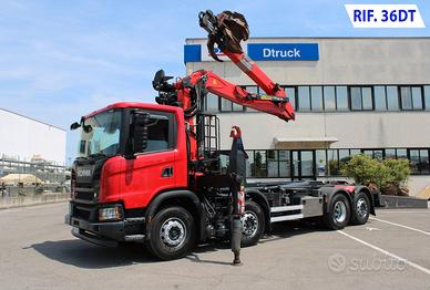 SCANIA G450 XT MOTRICE SCARABBILE CON GRU