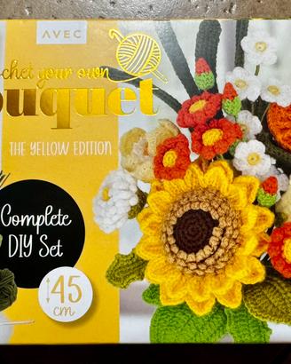 Kit DIY bouquet all’uncinetto crochet nuovo