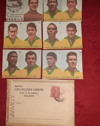 Lampo Figurine "Squadra Brasile Completa"Anastatic