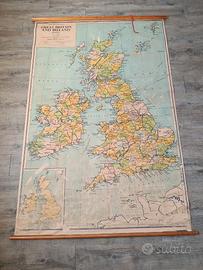 Cartina geografica antica / vintage