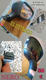 Specchietto clio 4 elettrico nero