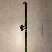 canna da pesca con mulinello