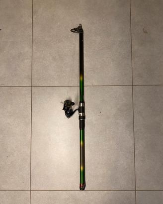canna da pesca con mulinello