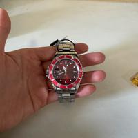 Orologio uomo – Quadrante rosso – Nuovo