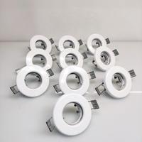 Lotto 10 faretti incasso Ø 6,5 cm bianco