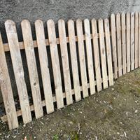 Recinzione in legno