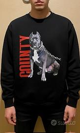 Marcelo Burlon felpa PITBULL Tg L/XL oversize