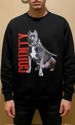 Marcelo Burlon felpa PITBULL Tg L/XL oversize