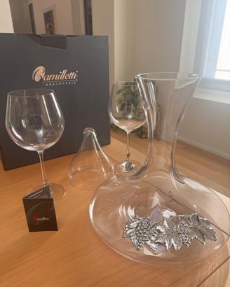 Set degustazione vino cristallo