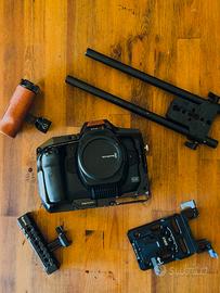 Blackmagic 6k pro + cage accessori batterie