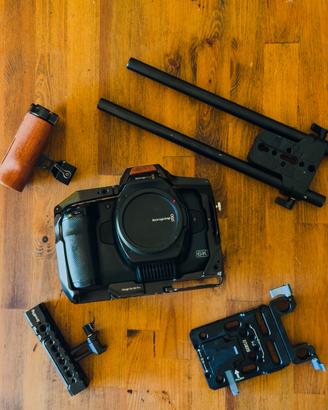 Blackmagic 6k pro + cage accessori batterie