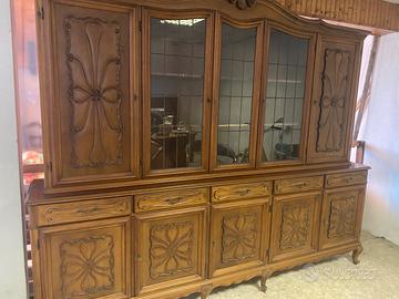 Credenza soggiorno stile barocco in legno