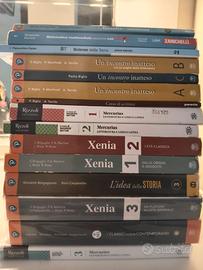 libri scolastici, dizionari liceo classico