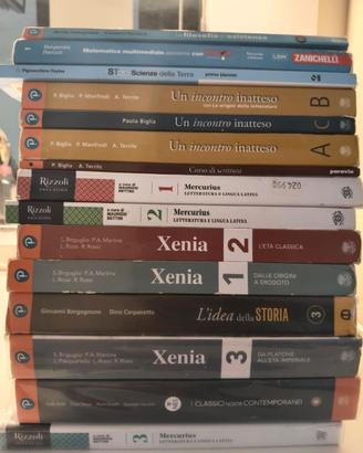 libri scolastici, dizionari liceo classico