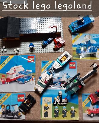 Stock lotto lego legoland anni 80!! originali!