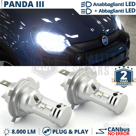 Lampadine LED H4 per Fari Fiat Panda 3 Luce Bianca