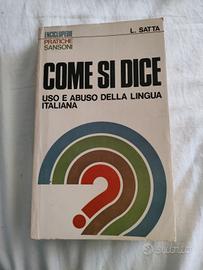 libro "Come si dice"