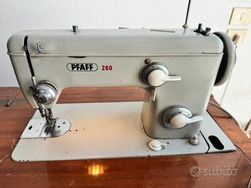 Macchina da cucire PFAFF 260 con mobile
