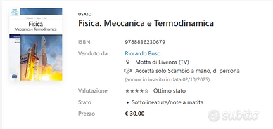 fisica meccanica e termodinamica