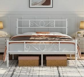 letto matrimoniale in ferro