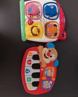 Puzzle fattoria Chicco e pianola fisher price