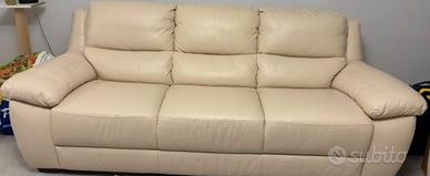 Natuzzi divano in pelle