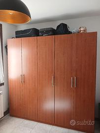 armadio e letto