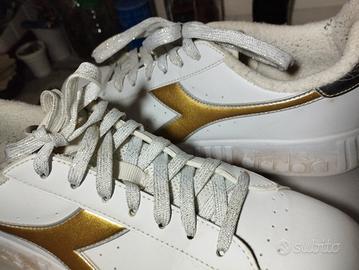 scarpe Diadora game bianche 
