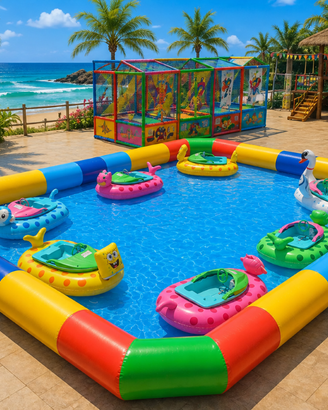 Piscine Gonfiabili e Barchette x Bambini x Resort
