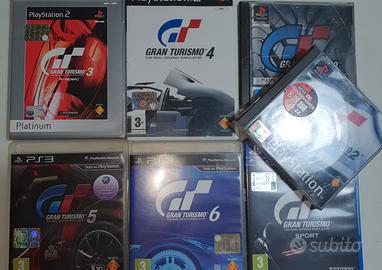 Playstation Granturismo da 1 a 6 più Gt sport