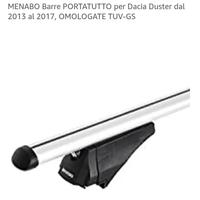 Barre portatutto Dacia Duster 2017