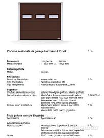 Porta sezionale Hormann